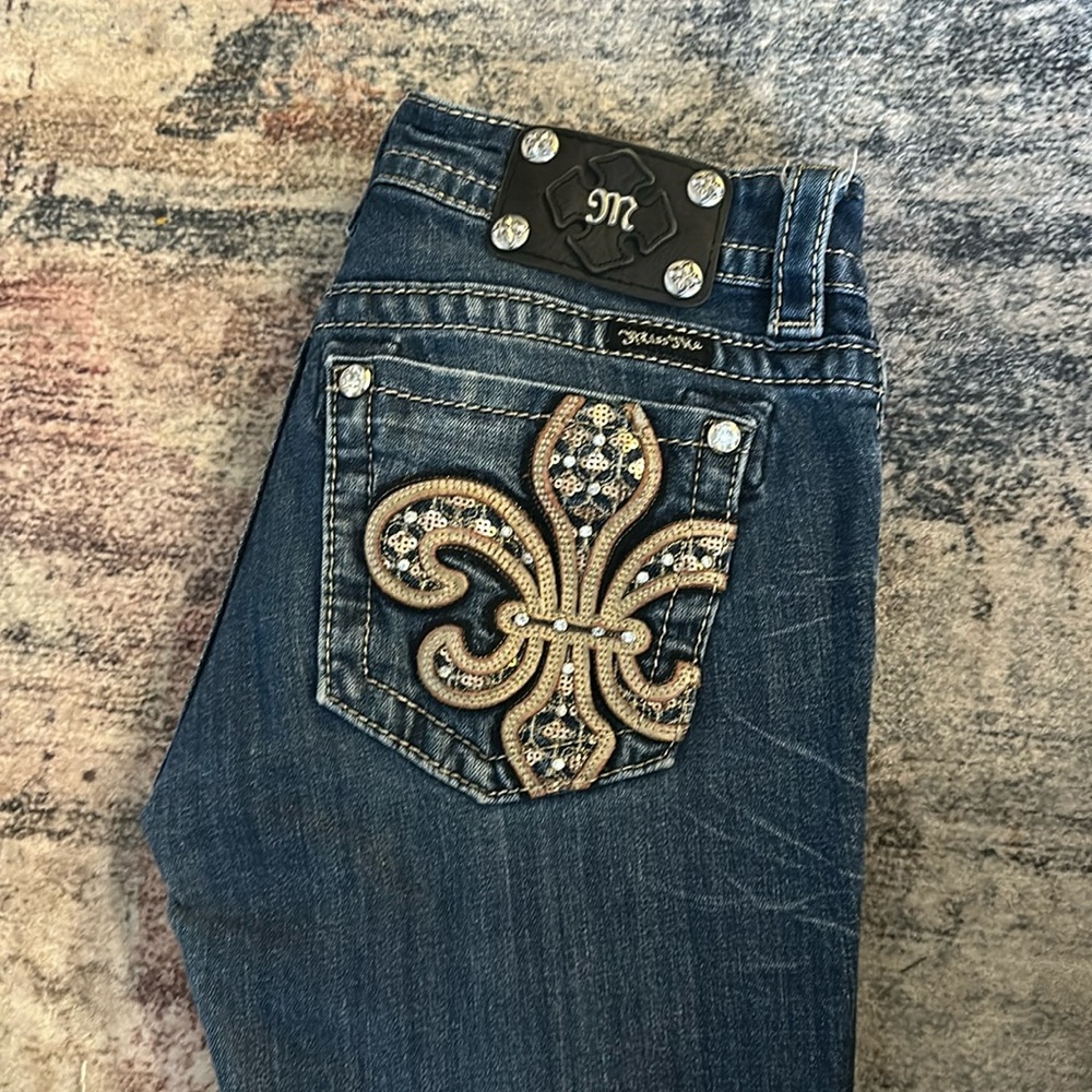Miss Me, low-cut jeans, size 27